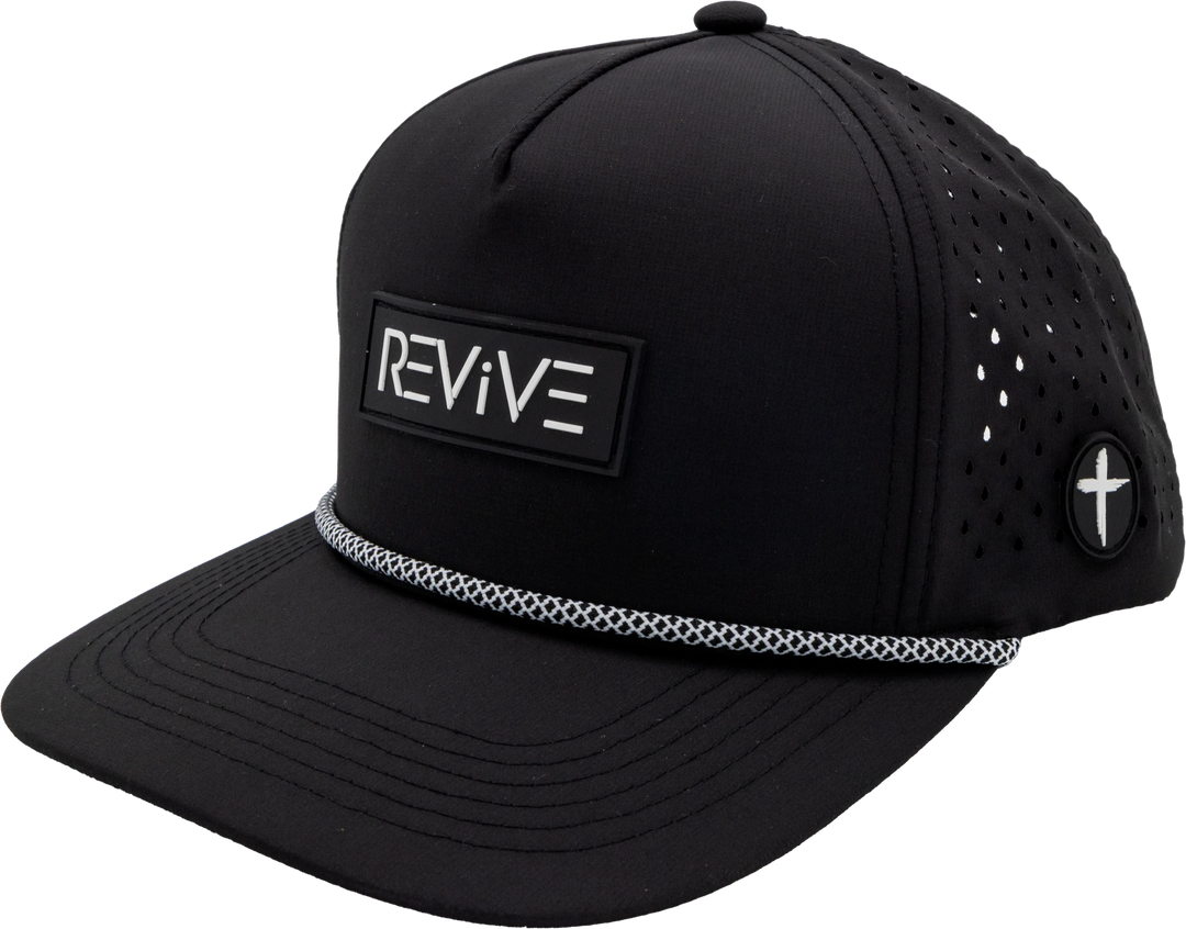 Black REViVE Rope Hat