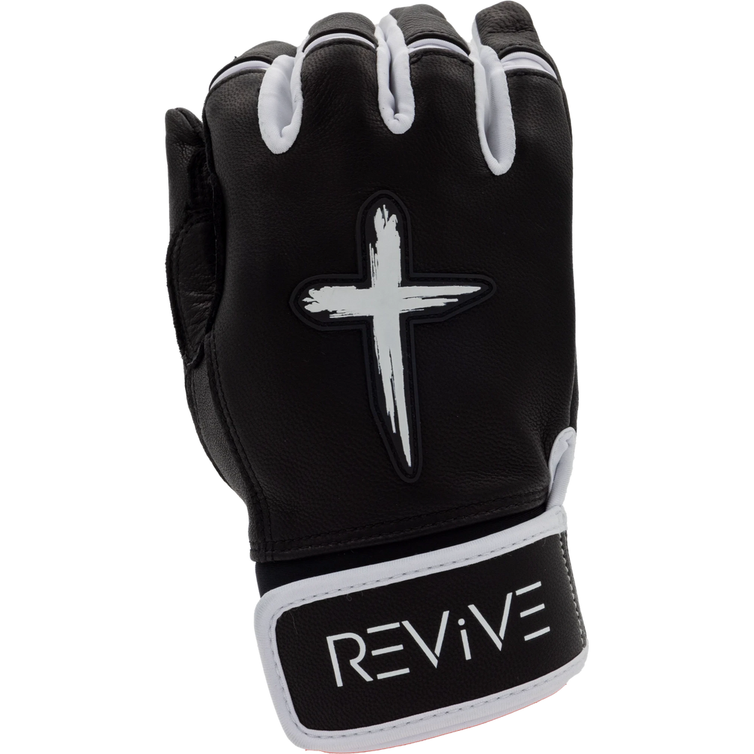 Black and White Batting Gloves