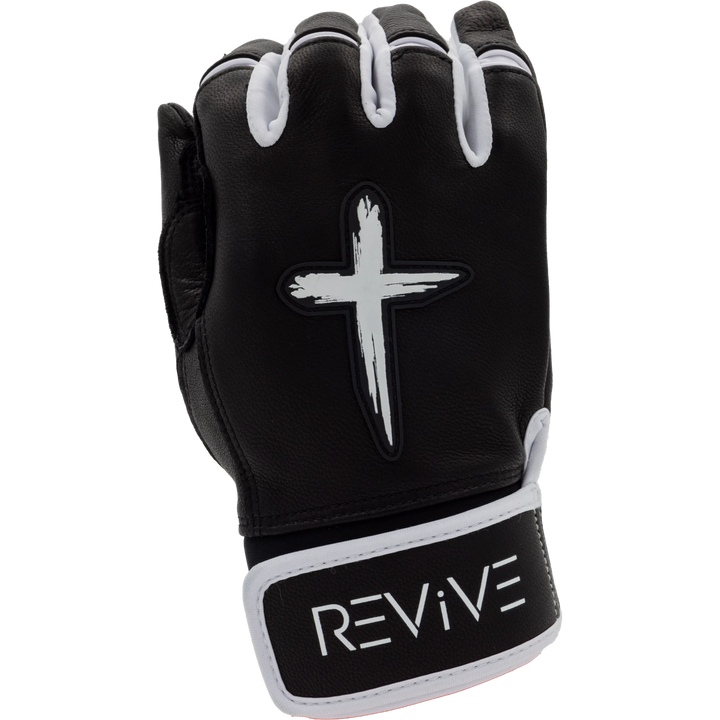 Black and White Batting Gloves