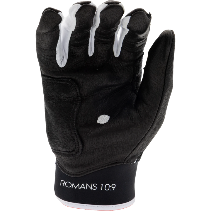 Black and White Batting Gloves