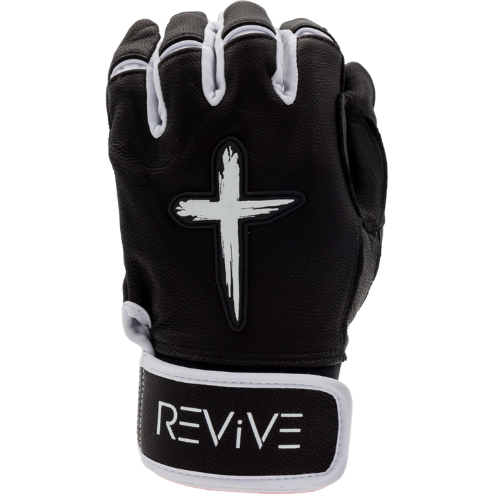 Black and White Batting Gloves