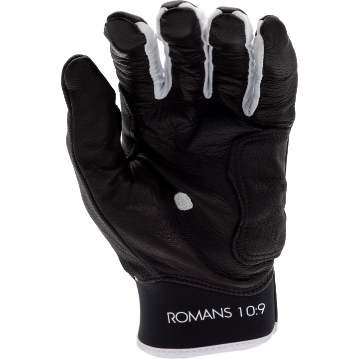 Black and White Batting Gloves