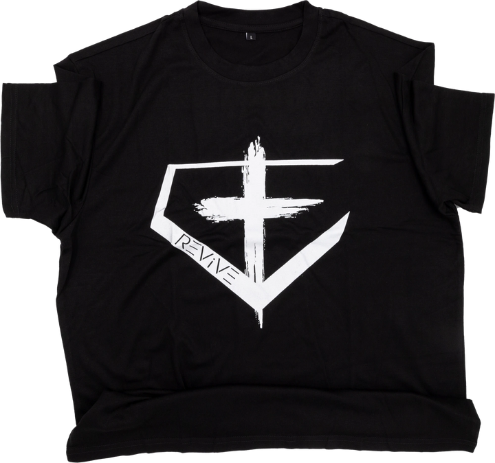 Black Home Plate & Cross T-Shirt