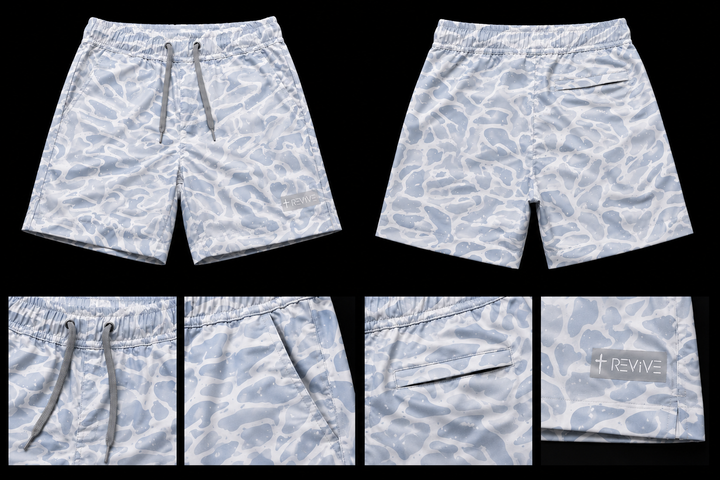 REViVE Youth Camo Performance Shorts